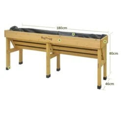 Vegtrug Kweektafel Muurmodel Naturel - 180 Cm -GroenLeven 1517214844 1 600