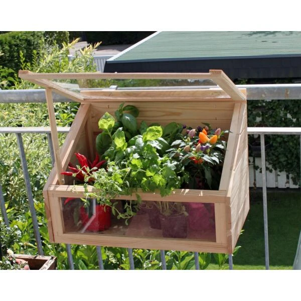 Mini-kweekkas Voor Balkon - 49 × 33,5 × 33,5 Cm 4 Mini-kweekkas Voor Balkon - 49 × 33,5 × 33,5 Cm - Afbeelding 2