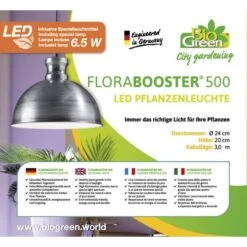 Groeilamp Led Florabooster 500 - 6,5W - Zink -GroenLeven 1677499882 4 600