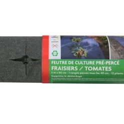 Gronddoek Vilt Met Openingen Voor Tomaten En Aardbeien - 60 Cm X 5 M -GroenLeven 1707137356 3 600