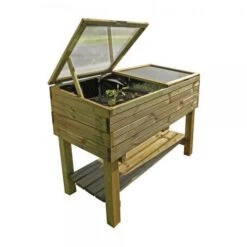 Moestuinbak Verhoogd In Grenen - 120 × 60 × 90 Cm -GroenLeven koude bak hout verhoogd 120 x 60 x 90cm 1484057582 2 600