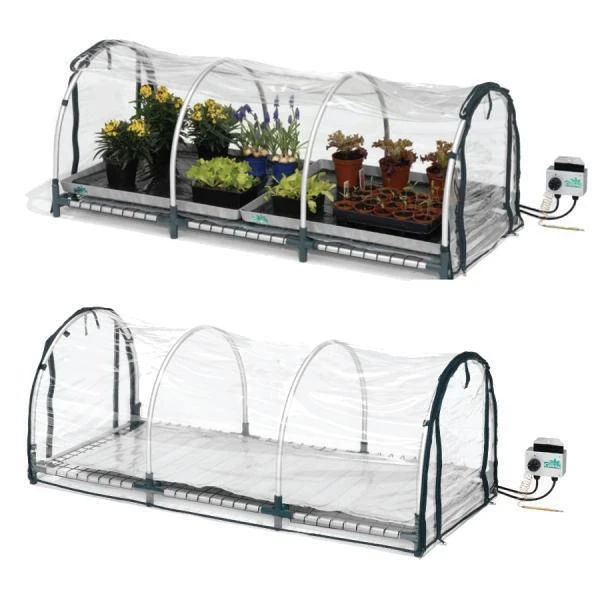 Kweekkas Met Bodemverwarming + Thermostaat 3 Kweekkas Met Bodemverwarming + Thermostaat