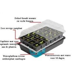 Kweekset Met Autobewatering - 24 Cellen -GroenLeven kweekset 24 cellen autobewatering 1490204350 1 600