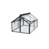 Vitavia Gaia Jumbo Miniserre Aluminium Zwart - 83 × 119 Cm - 0,99 M² -GroenLeven miniserre gaia jumbo gehard glas 1660739251 1 600