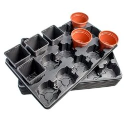 Tray Voor Ronde Of Vierkante Kweekpotten -GroenLeven trays voor ronde of vierkante potjes 10 stuks 1484067752 2 600