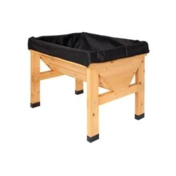 Vegtrug Verhoogde Kweektafel - 1 × 0,8 × 0,8 M -GroenLeven vegtrug 1 m 1484054491 2 600